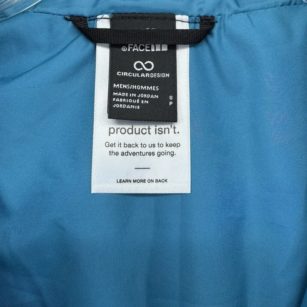 The North Face Thermoball Insulated Puffer Jacket Mens Small Digital Steel Blue